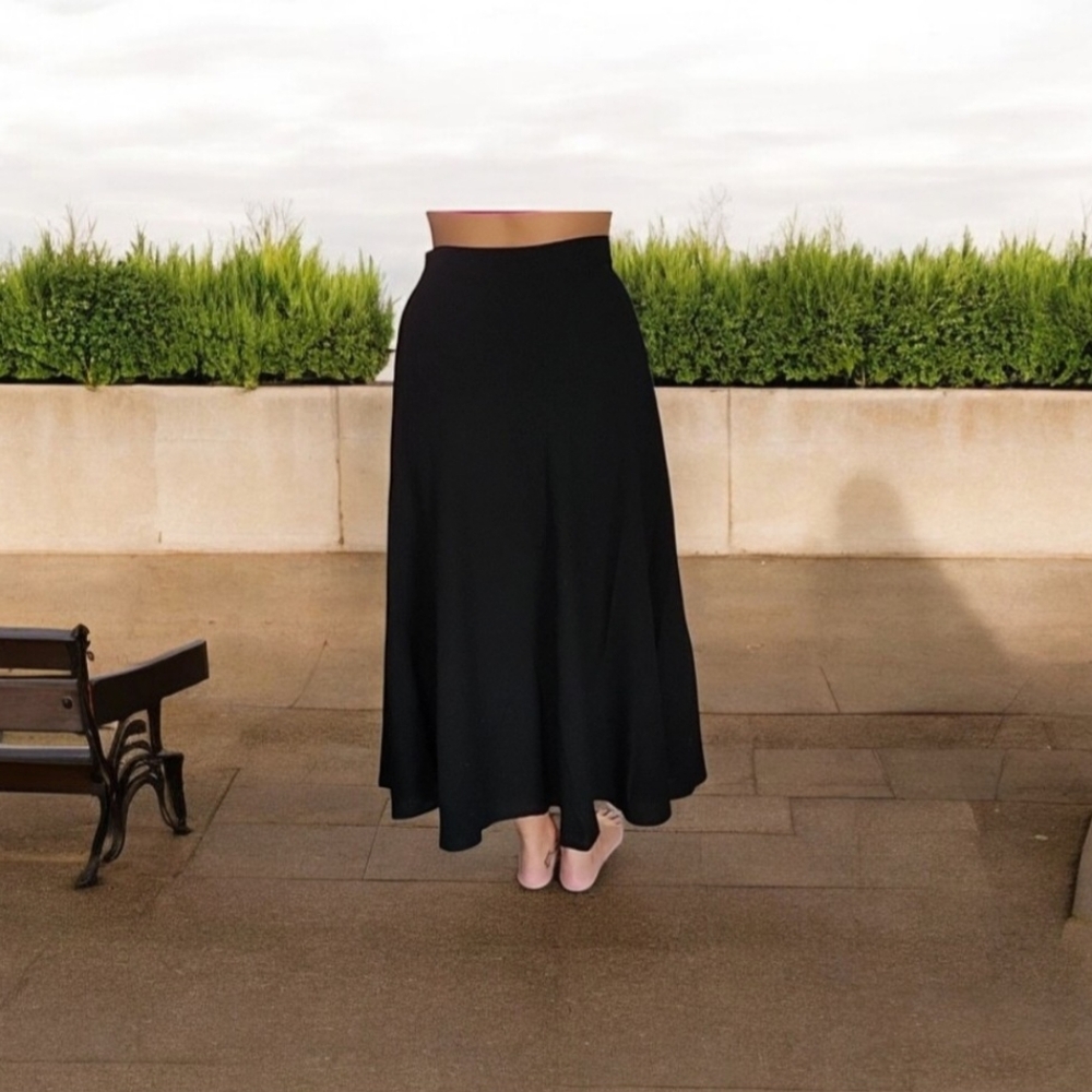 DANA BUCHMAN WOOL FULL SKIRT - Picture 3 of 9